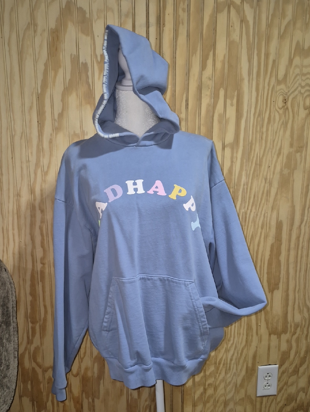 Madhappy Light Blue Pullover Hoodie And Matching Seatpants